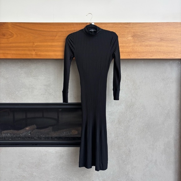 ME+EM Ribbed Long Sleeve Midi Dress, Size 8 - Picture 1 of 11
